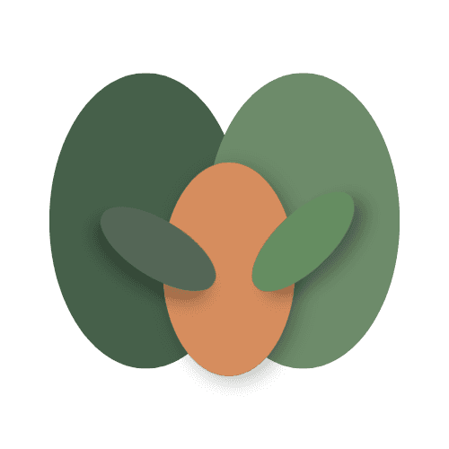 Steady leaf-and-child mark